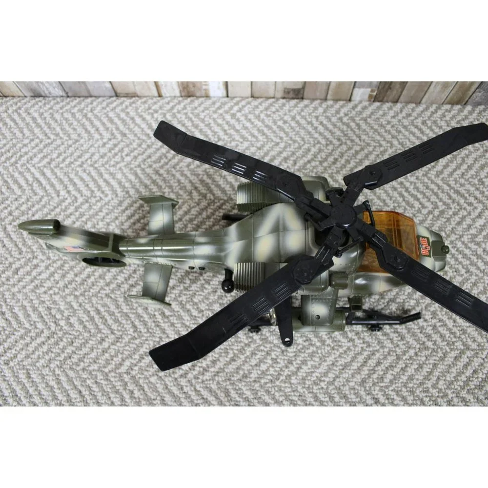 2001 GI Joe US Army Helicopter 2HQ-12w/Power Winch - Works! - Picture 5 of 13